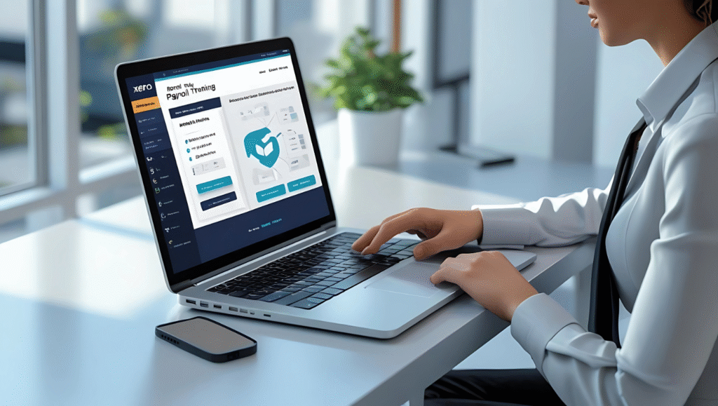 An Xero expert providing xero payroll training