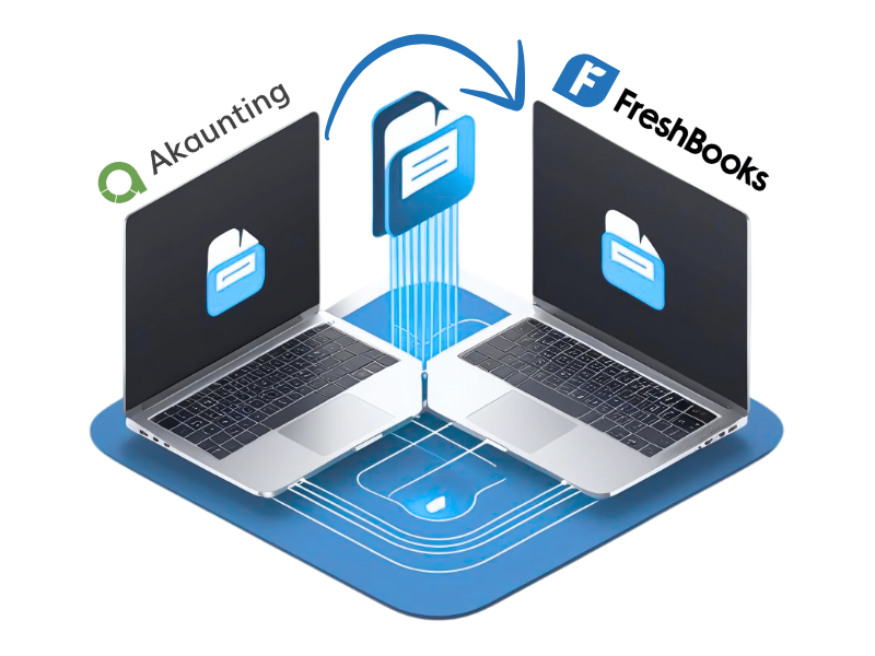 Akaunting to FreshBook Migration