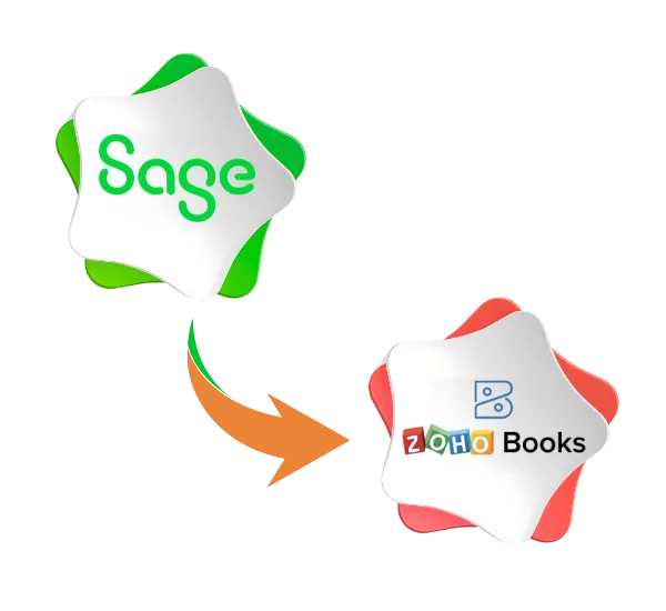 Sage to Zoho Books Migration service