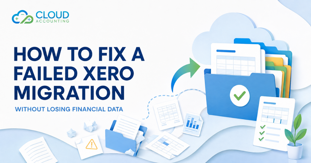 Failed Xero Migration